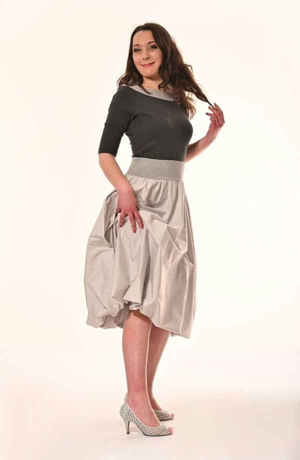 Frock Tales Enoki Puffball Skirt - Dove Grey