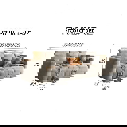 Horatio Three Seater Sofa, Linen-Rit Concept-Rit Concept