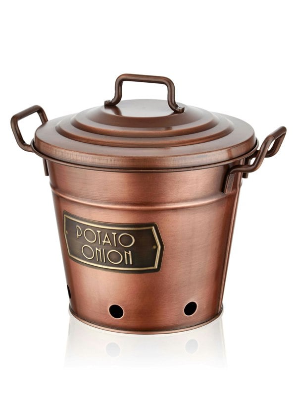 Rozi Copper Potato And Onion Bin