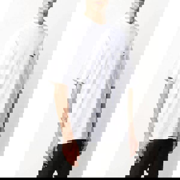 Balenciaga BB Logo Embroidered Oversized T-Shirt   in  White