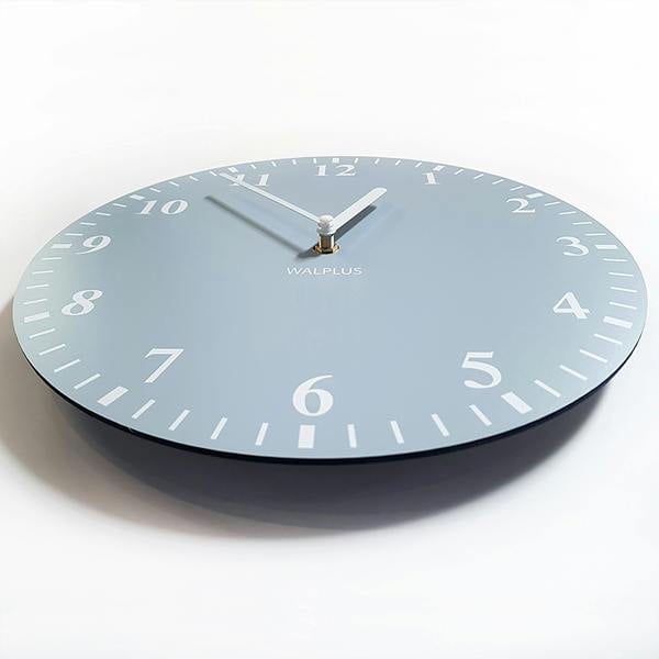 WALPLUS WC3014 - Duck Egg Blue Solid Colour Classic Silent Wall Clock - 30 cm / 11.8 in