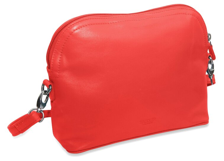SADDLER BROOKLYN Leather Zip Top Handbag - Adjustable  Shoulder Strap, Multiple Pockets - RFID Protected