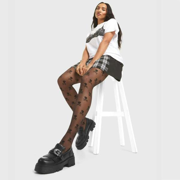 Lamoda Hurt Black PU Chunky Platform Creeper Boots Trendy Fashion Statement