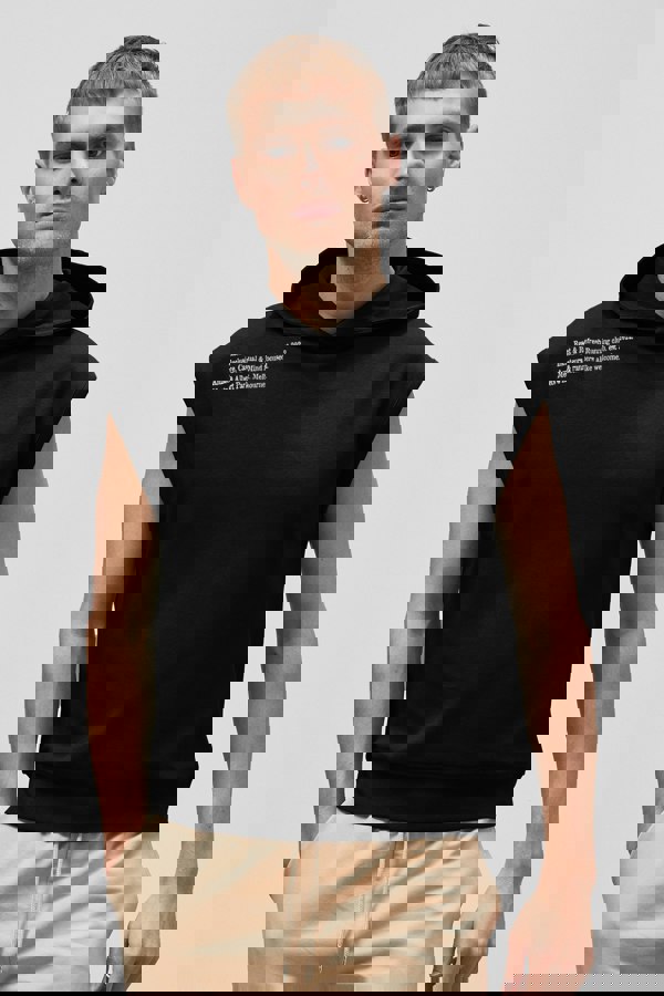 ENORSIA Men's  Contrast Printed Hoodie