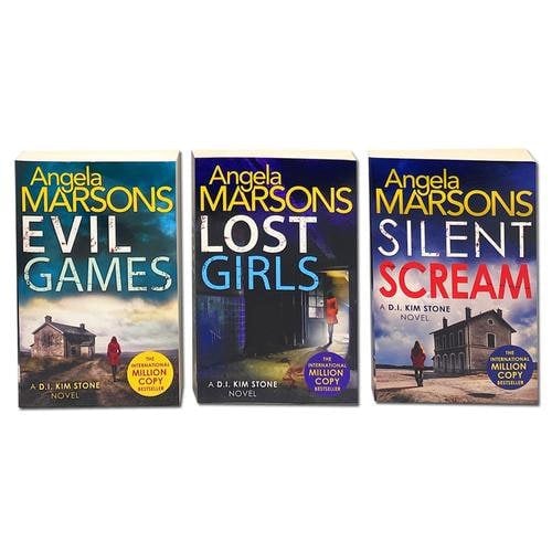 Detective Kim Stone Crime Thriller Series 3 Books Collection Set by Angela Marsons (Lost Girls, Silent Scream, Evil Games)