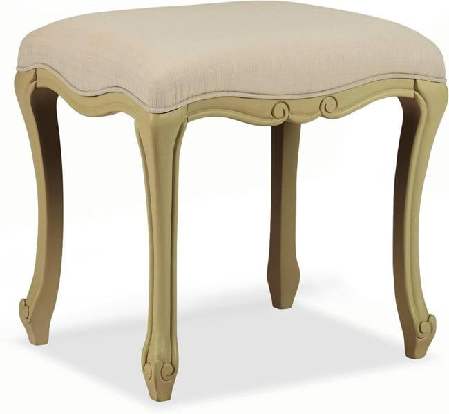 Statement Furniture Juliette Dressing Table Set with Trinket Mirror. French Table Mirror with Storage and Stool