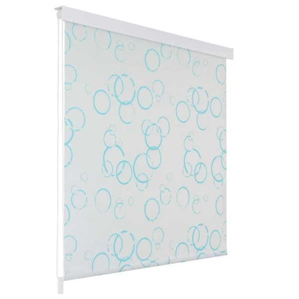 Berkfield Shower Roller Blind 100x240 cm Bubble