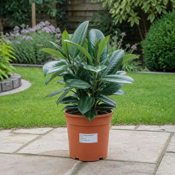 Ficus Robusta Rubber Plant 17cm Pot – Easy Care Indoor Houseplant Plants By Post