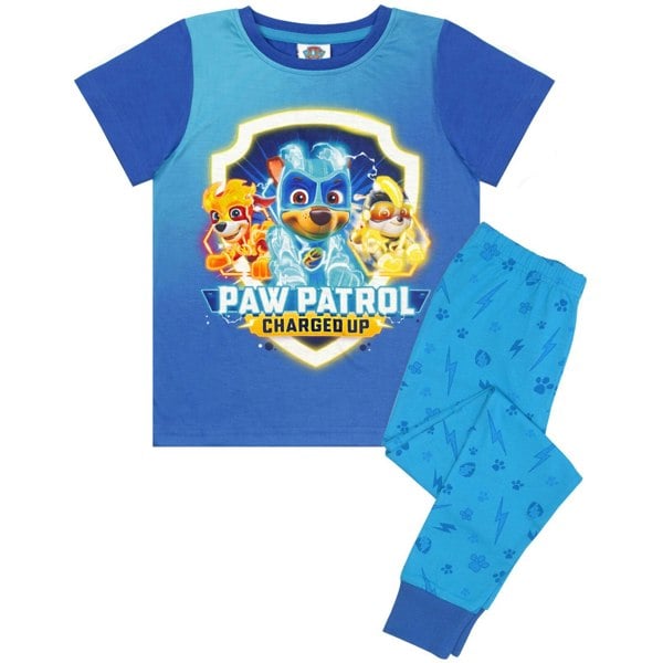 Paw Patrol Boys Mighty Pups Pyjama Set - Blue