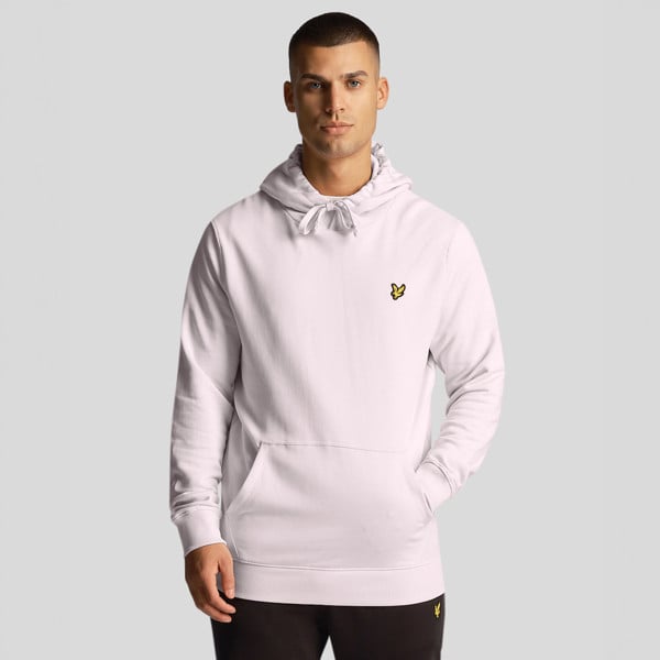 Lyle & Scott Branded Pull-over Hoodie - Light Pink