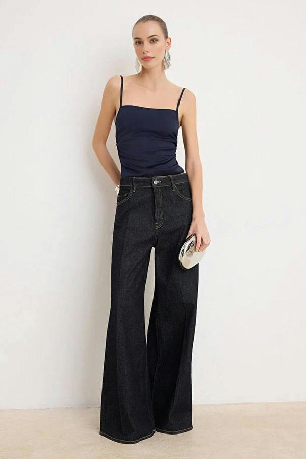 WOVCOR Back Tie Satin Party Blouse
