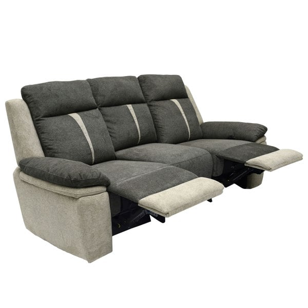 Comfy Living Fabric Manual Reclining Sofa set