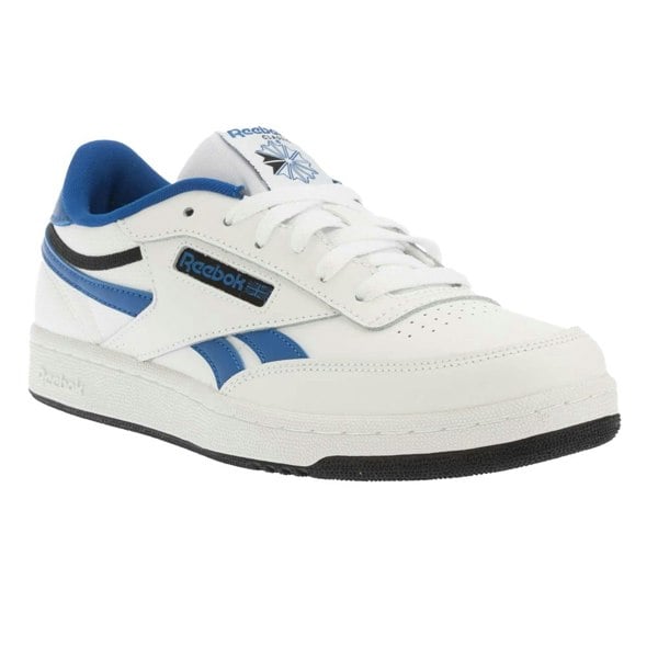 Reebok Childrens/Kids Club C Revenge Leather Trainers - White/Blue/Black