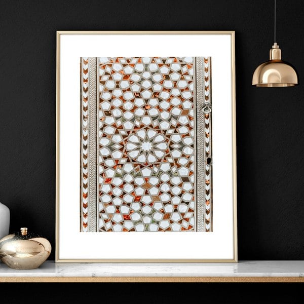 Geometry Islamic Art | set of 3 bedroom wall prints