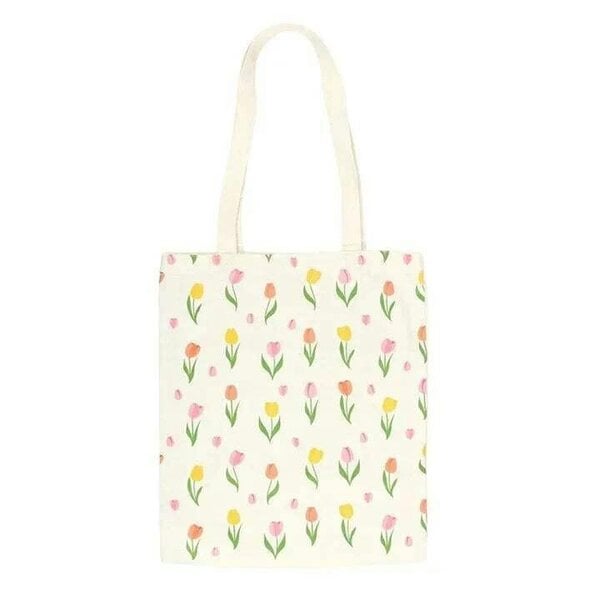 Bobobiy Tulip Print Tote Bag