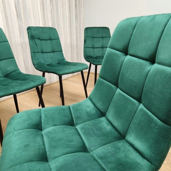 Kosy Koala Dining Chairs set of 4 velvet green kitchen chairs