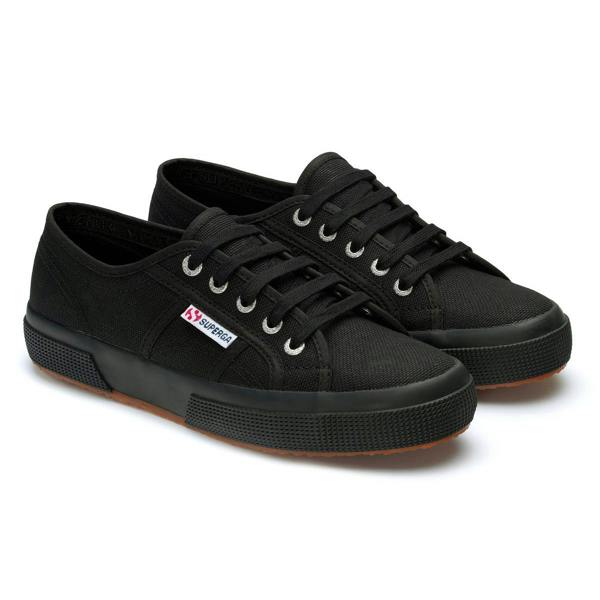 Superga Unisex Adult 2750 Cotu Classic Vegan Trainers - Full Black - 