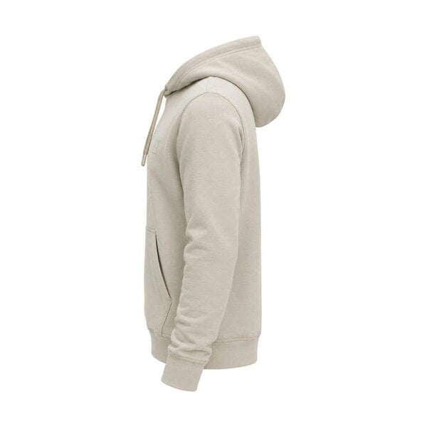 BOSS Wetalk Logo Patch Hoodie Light Grey