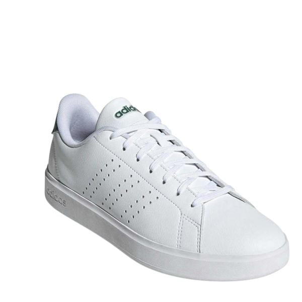 Adidas Mens Advantage Perforated Trainers - White/Green - 