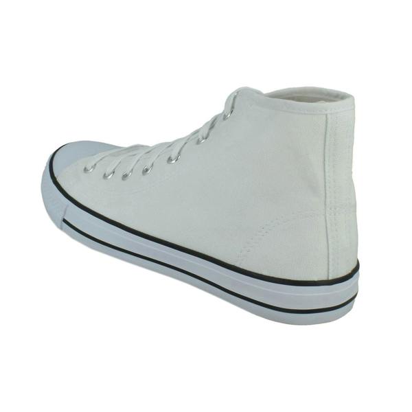 Spot On Mens Spot On Hi-Top Canvas Boots A2188