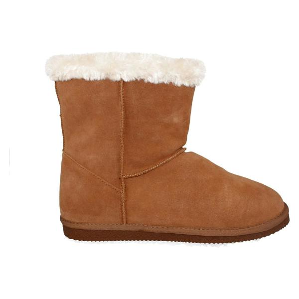 Hush Puppies Ladies Hush Puppies Fur Trim Slipper Boots Ashleigh