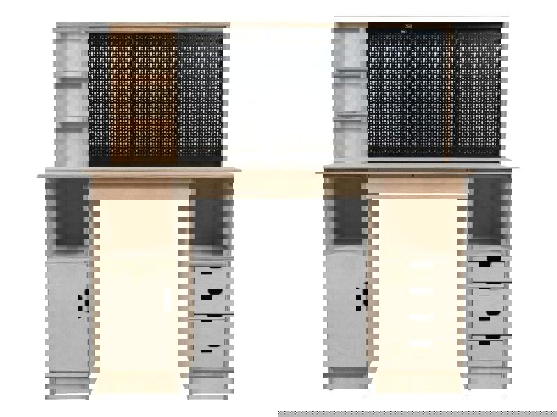 wooden cabinet workbench