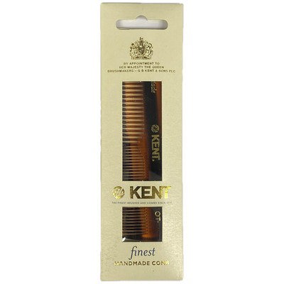 Kent Comb (A OT) Handmade 112mm Pocket Comb for Coarse / Fine hair