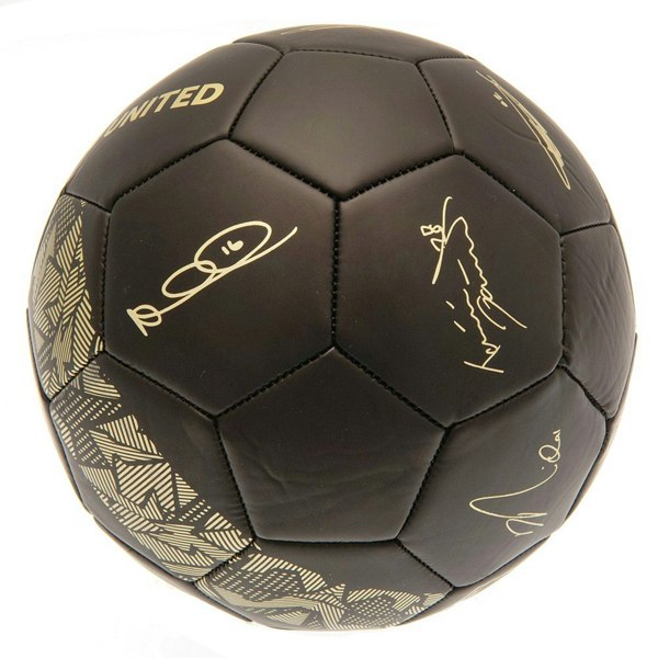 West Ham United FC Phantom Signature Football - Matt Black/Gold