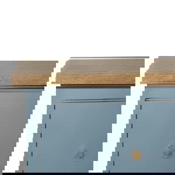 Artisan Furniture Blue Hand Painted Bedside