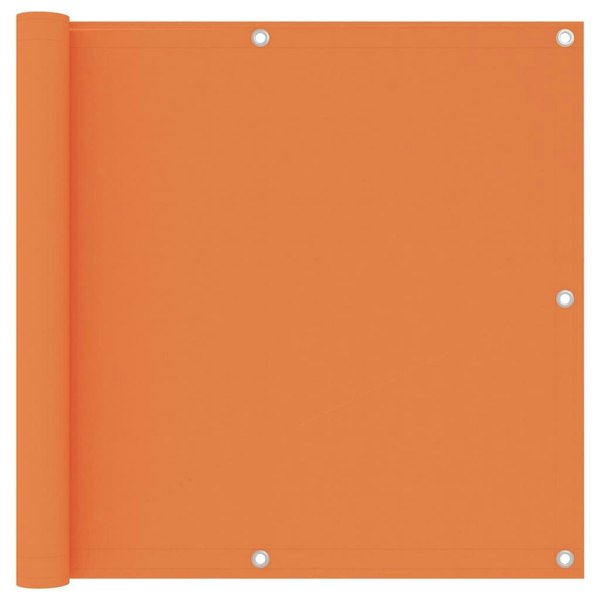 Berkfield Balcony Screen Orange 90x500 cm Oxford Fabric