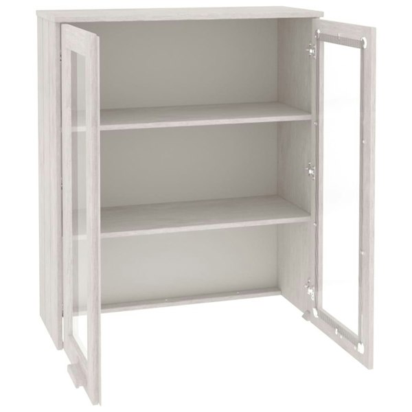 Berkfield Top for Highboard HAMAR White 85x35x100 cm Solid Wood Pine