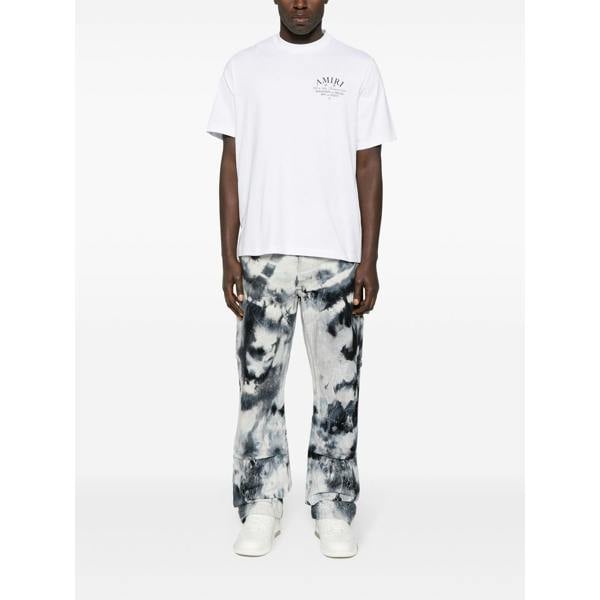 Amiri Art District Printed T-Shirt   in  White