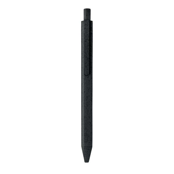MidOcean Pecas Wheat Straw Ballpoint Pen - Black - 