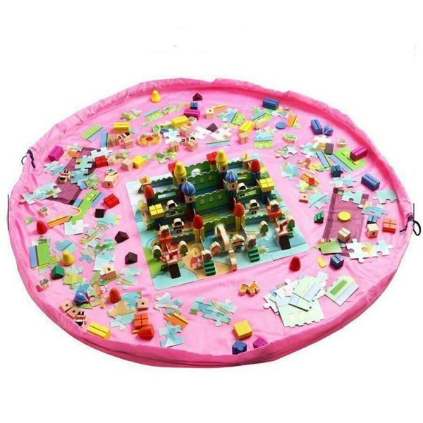 HYGRAD BUILT TO SURVIVE Large Portable Kids Play Mat 150cm Kids Nursery Toys Storage Mat Bag Organiser