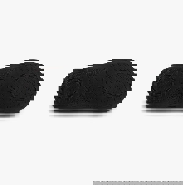 Totes Isotoner VELOUR CLOSED BACK Mens Slippers Black