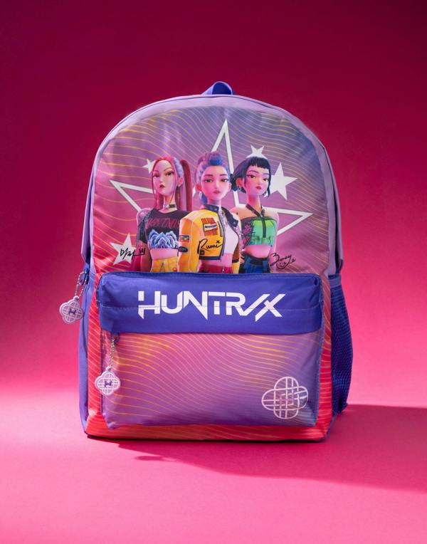 Vanilla Underground KPop Demon Hunters Girls Pink Huntrix Backpack (One Size)