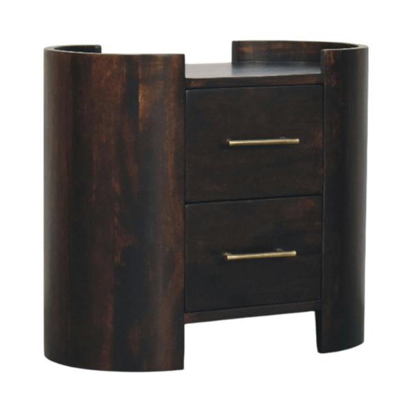 Artisan Furniture Solid Wood Valencia Two-Drawer Bedside Table
