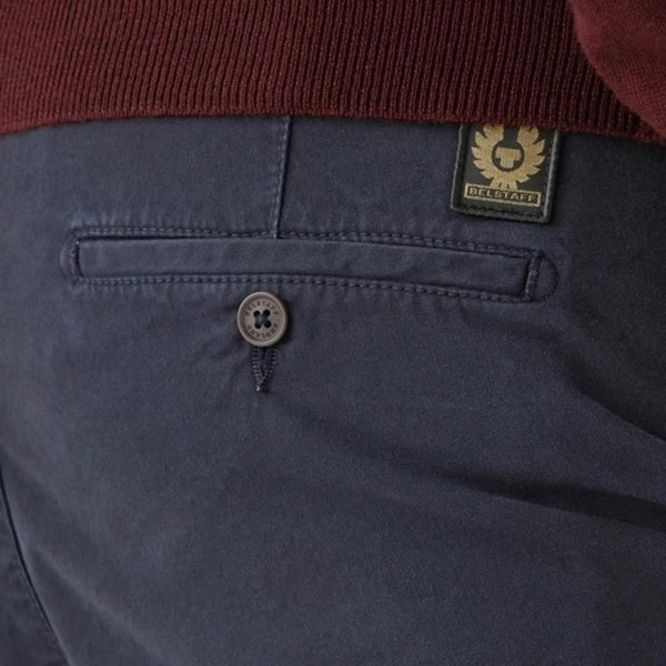 Belstaff Officer Chinos Dark Navy Trousers W32