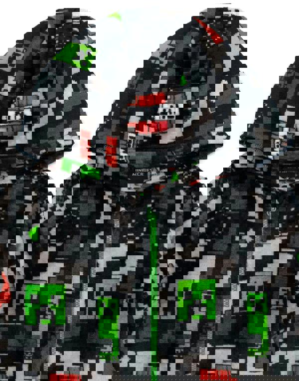 Minecraft Boys Multicoloured Creeper & Tnt All-Over Print Onesie