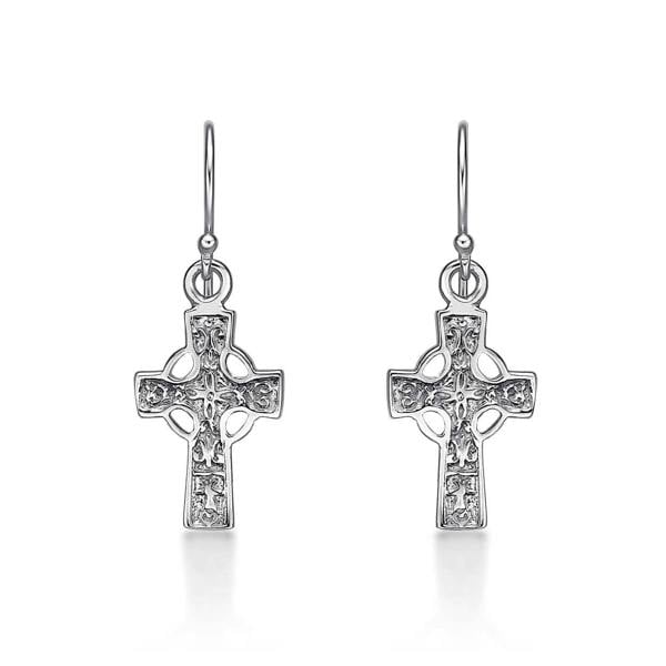 namana 925 Sterling Silver Gothic Cross Earrings For Women