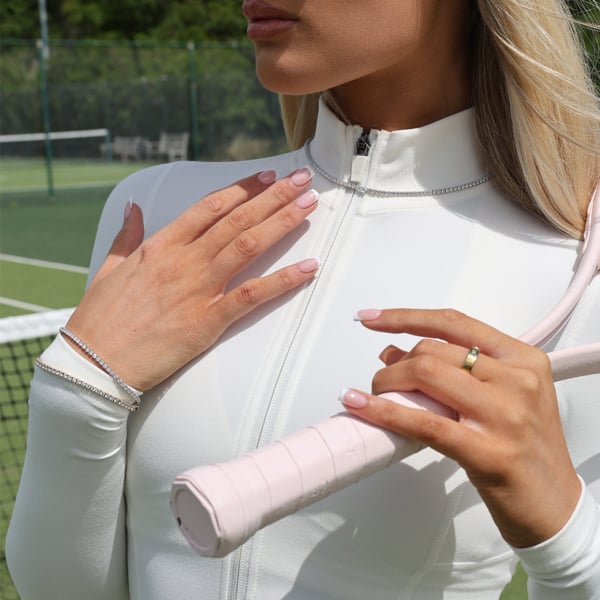 Say It With Adjustable Tennis Bracelet