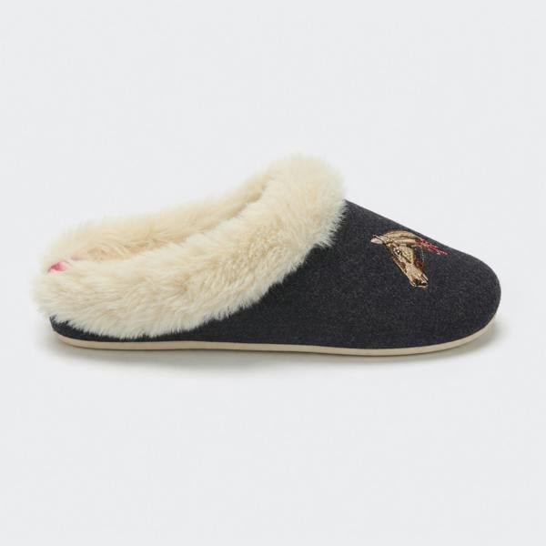 Joules SLIPPET LUXE Horse Mules   in  Navy