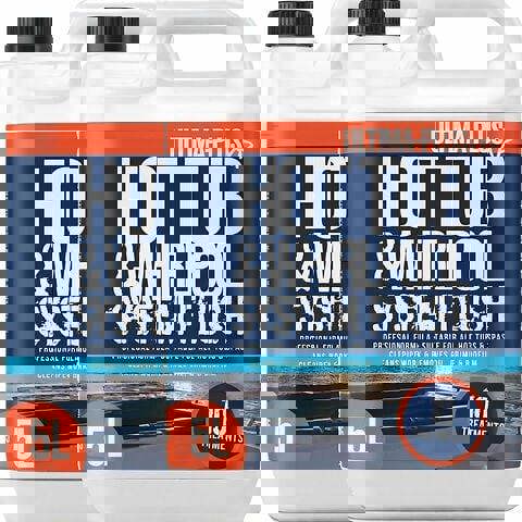 Ultima Plus XP ULTIMA-PLUS XP Hot Tub and Whirlpool System Flush - Deeply Cleans to Remove Dirt, Bacteria & Grime From Pipework 10L