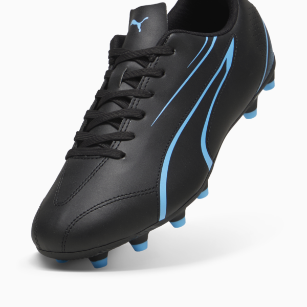 Puma Childrens/Kids Vitoria Football Boots - Black/Luminous Blue