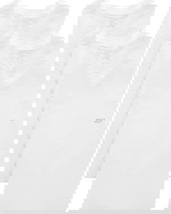 GantT-Shirts 2 - pack2 - Pack Crew - Neck T-Shirts, WhiteBoxers - and - Briefs.net