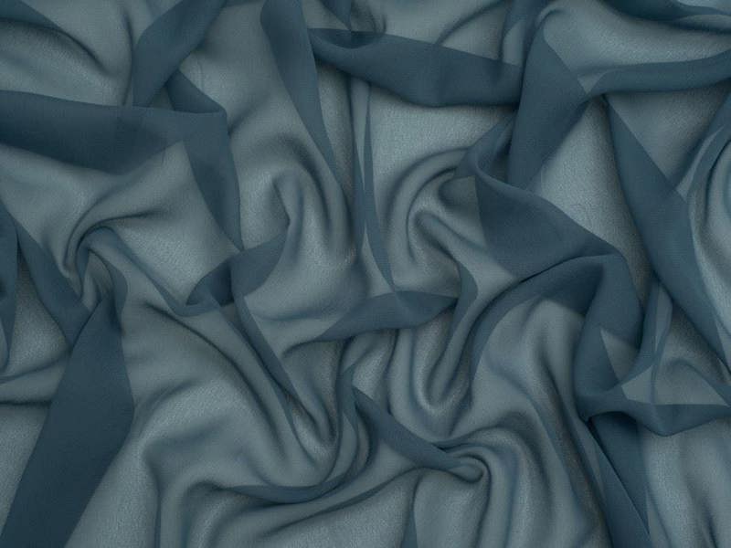 Minerva Core Range Minerva Light Sheer Chiffon Fabric - Plain Design Dressmaking Fabric, 110 cm / 44" Wide - per metre