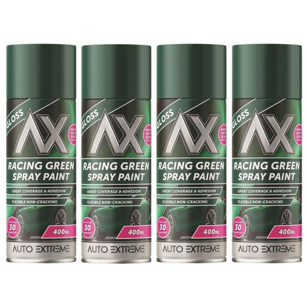 Auto Extreme 4X Auto Extreme Racing Green Spray Paint 400ml
