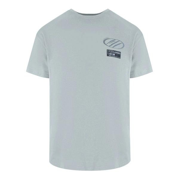 Plein Sport Tonal Logo Grey T-Shirt