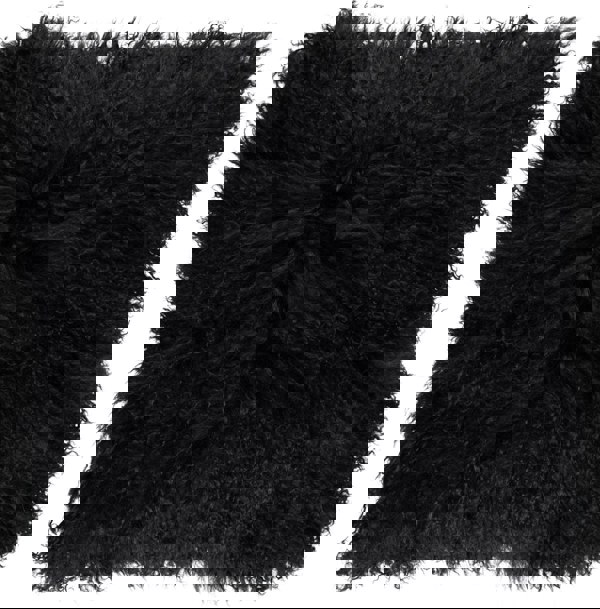 Curly Sheepskin Cushion | Doublesided | 56x56 cm | 40x40 cm Black