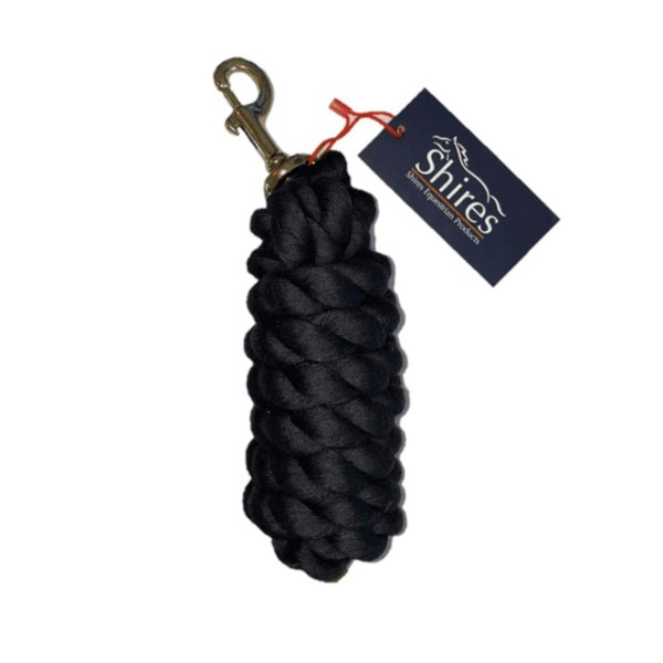 Shires Horse Lead Rope - Black